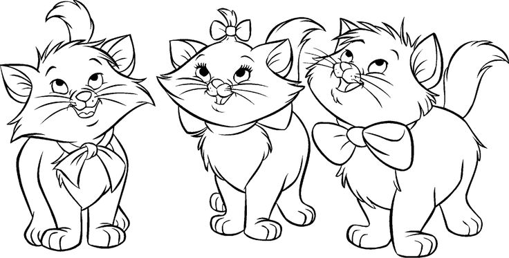 Dibujo para colorear: Los Aristogatos (Películas de Animación) #27006 - Dibujos para Colorear e Imprimir Gratis