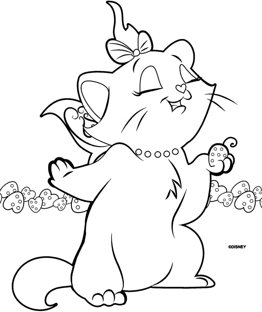 Dibujo para colorear: Los Aristogatos (Películas de Animación) #27025 - Dibujos para Colorear e Imprimir Gratis
