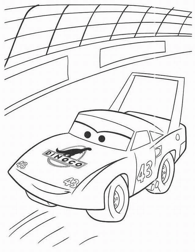 Dibujo gratuito Los Bagnoles (Cars) #132524 de la coleccion Películas de Animación para imprimir