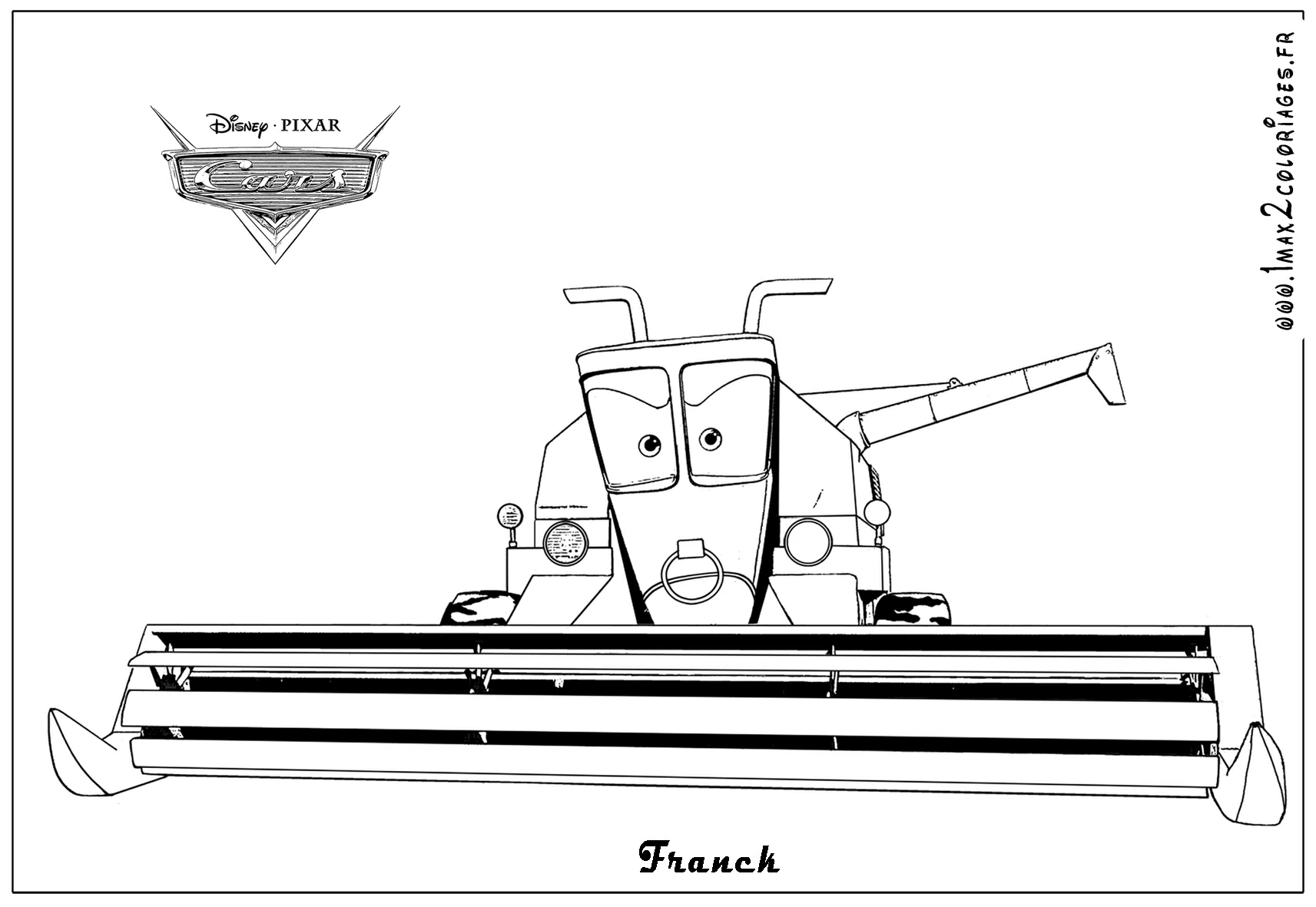 Dibujo gratuito Los Bagnoles (Cars) #132541 de la coleccion Películas de Animación para imprimir