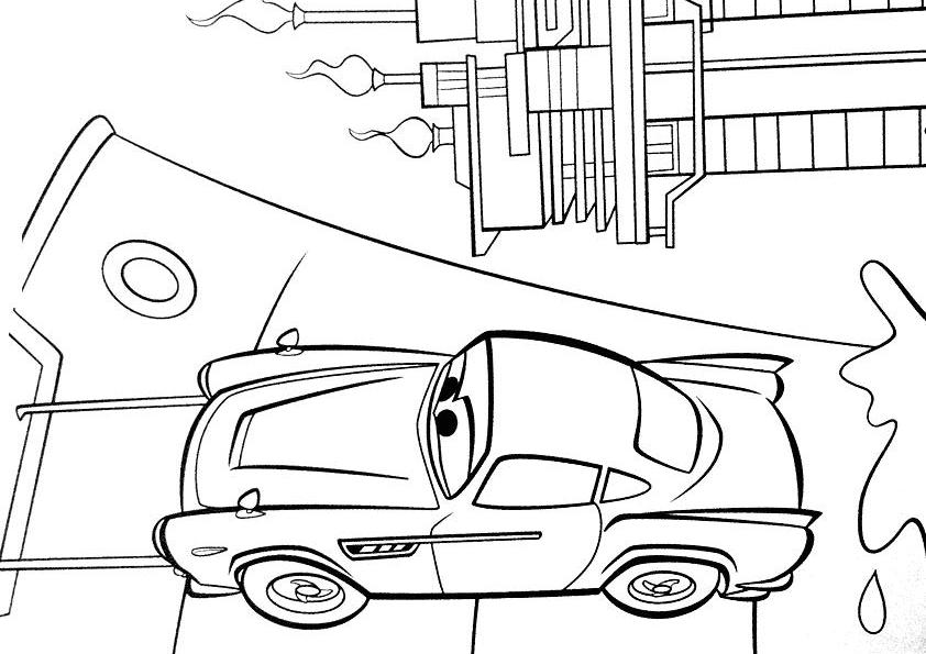 Dibujo gratuito Los Bagnoles (Cars) #132568 de la coleccion Películas de Animación para imprimir