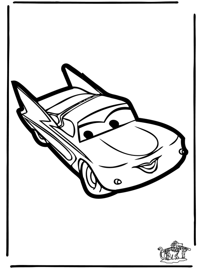 Dibujo gratuito Los Bagnoles (Cars) #132589 de la coleccion Películas de Animación para imprimir