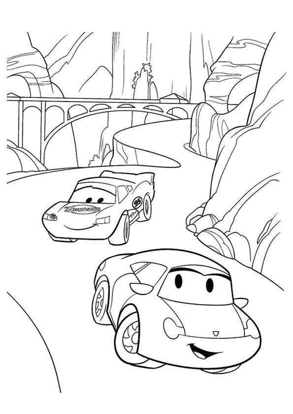 Dibujo gratuito Los Bagnoles (Cars) #132597 de la coleccion Películas de Animación para imprimir