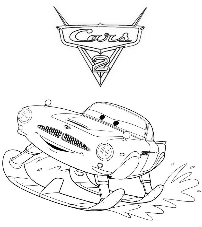 Dibujo gratuito Los Bagnoles (Cars) #132614 de la coleccion Películas de Animación para imprimir