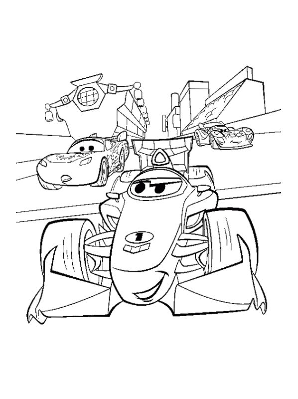 Dibujo gratuito Los Bagnoles (Cars) #132639 de la coleccion Películas de Animación para imprimir