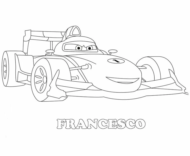 Dibujo gratuito Los Bagnoles (Cars) #132668 de la coleccion Películas de Animación para imprimir