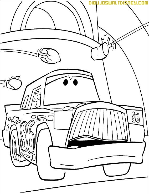 Dibujo para colorear: Los Bagnoles (Cars) (Películas de Animación) #132679 - Dibujos para Colorear e Imprimir Gratis