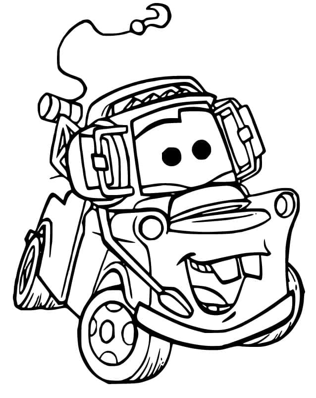 Dibujo gratuito Los Bagnoles (Cars) #199879 de la coleccion Películas de Animación para imprimir
