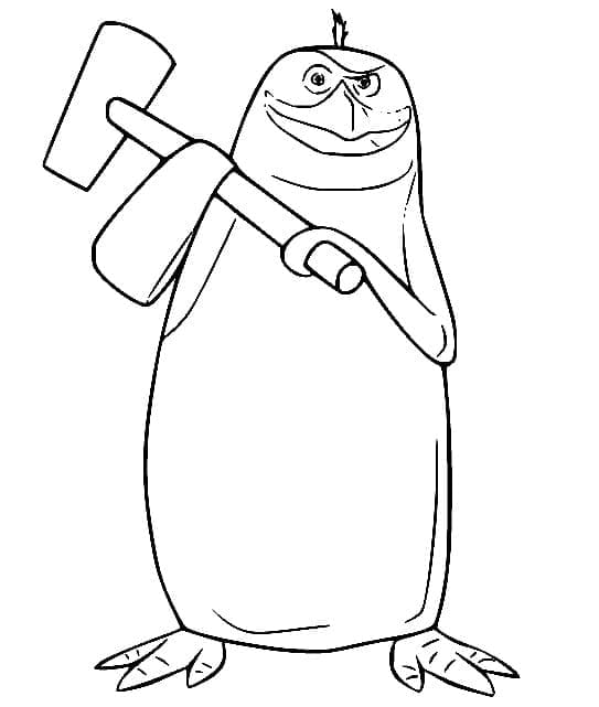 Dibujo para colorear: Los Pingüinos de Madagascar (Películas de Animación) #207636 - Dibujos para Colorear e Imprimir Gratis