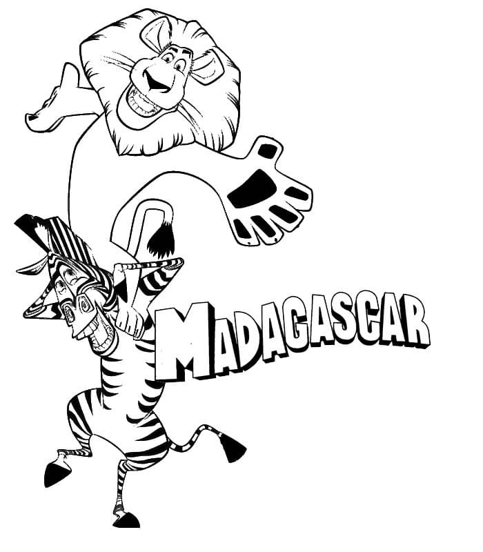 Dibujo gratuito Madagascar (Animada) #209751 de la coleccion Películas de Animación para imprimir