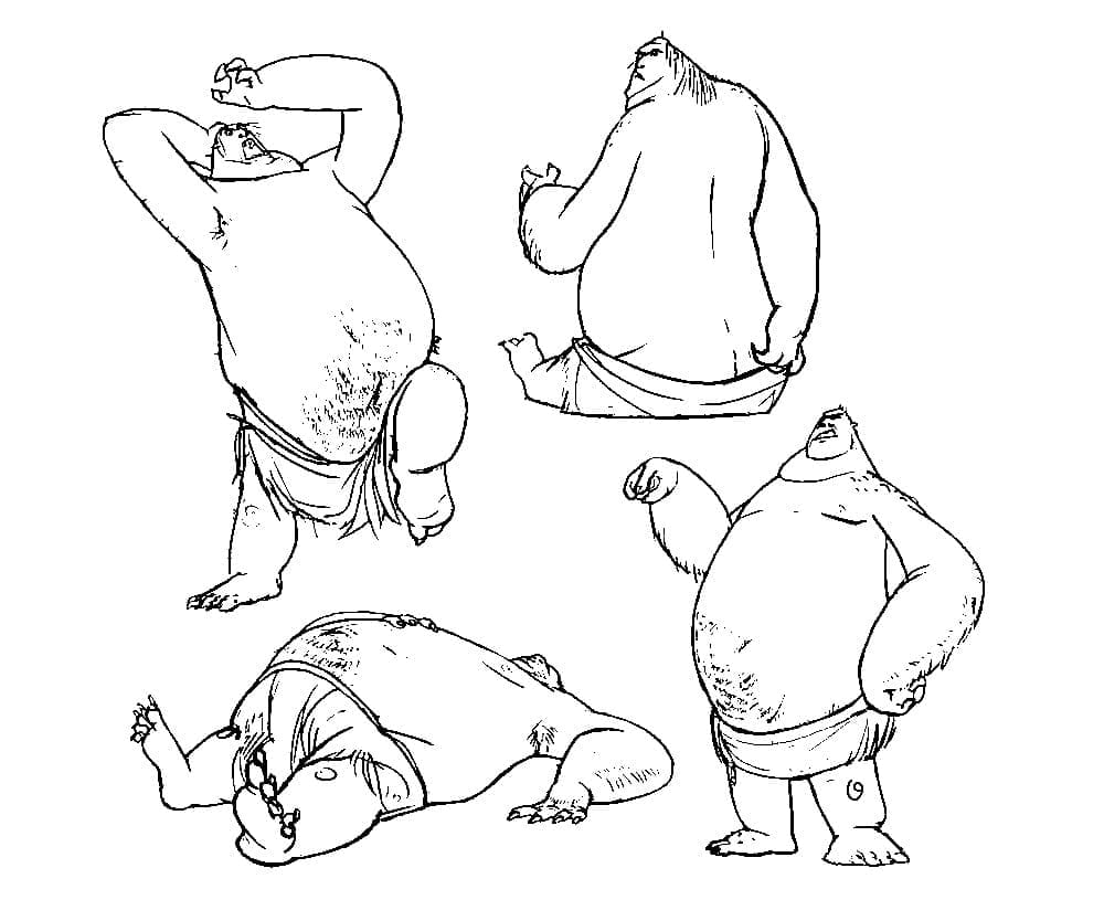 Dibujo para colorear: Mi Amigo el Gigante (Películas de Animación) #206057 - Dibujos para Colorear e Imprimir Gratis