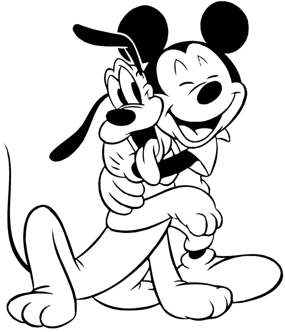Dibujo para colorear: Mickey (Películas de animación) #170088 - Dibujos para Colorear e Imprimir Gratis