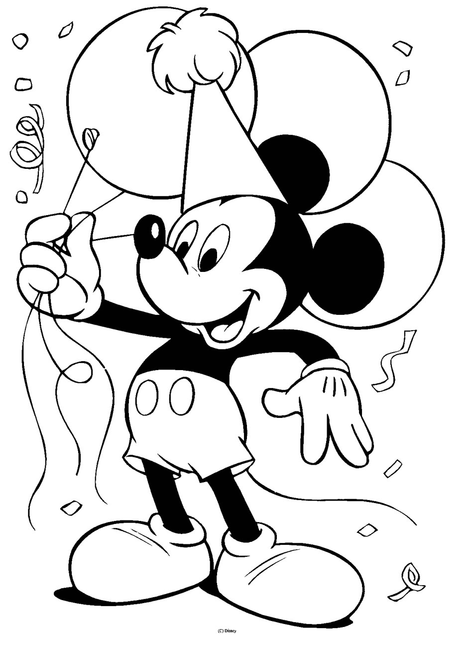 Dibujo para colorear: Mickey (Películas de animación) #170091 - Dibujos para Colorear e Imprimir Gratis