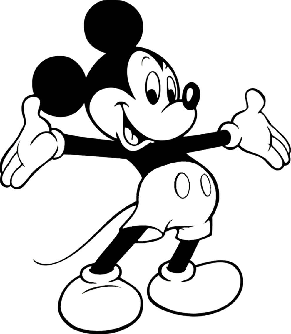 Dibujo para colorear: Mickey (Películas de animación) #170092 - Dibujos para Colorear e Imprimir Gratis