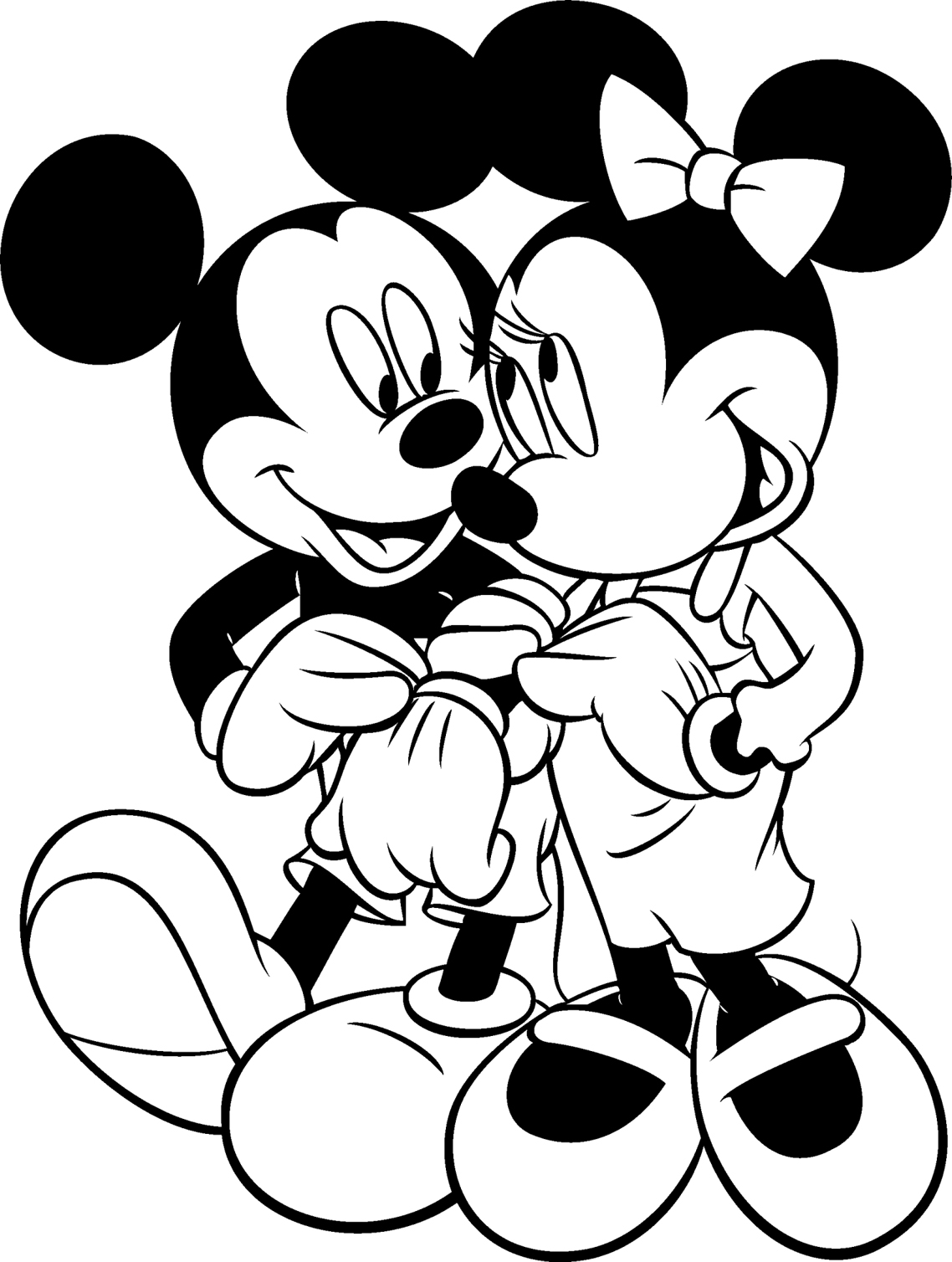 Dibujo para colorear: Mickey (Películas de animación) #170096 - Dibujos para Colorear e Imprimir Gratis