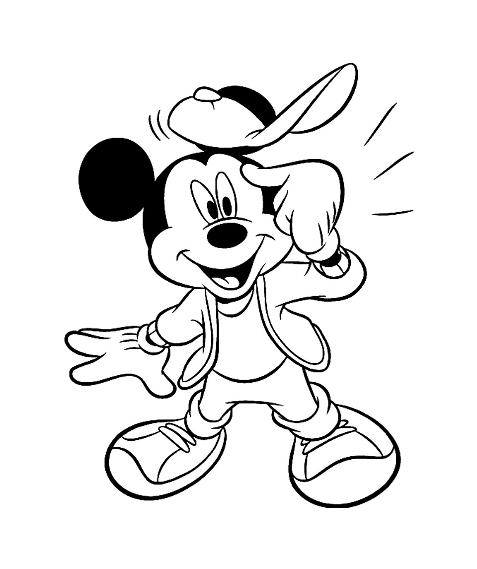 Dibujo para colorear: Mickey (Películas de animación) #170099 - Dibujos para Colorear e Imprimir Gratis