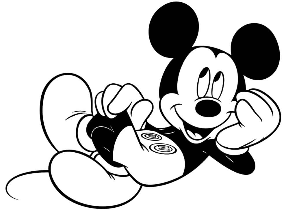 Dibujo para colorear: Mickey (Películas de animación) #170106 - Dibujos para Colorear e Imprimir Gratis