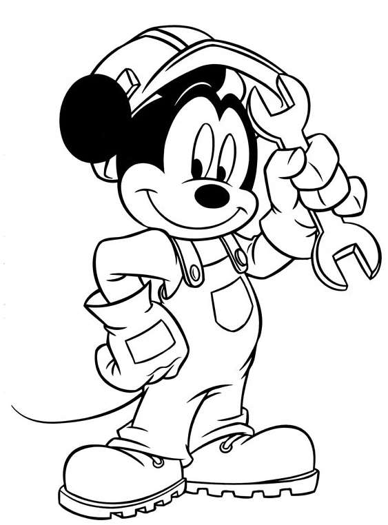 Dibujo para colorear: Mickey (Películas de animación) #170110 - Dibujos para Colorear e Imprimir Gratis