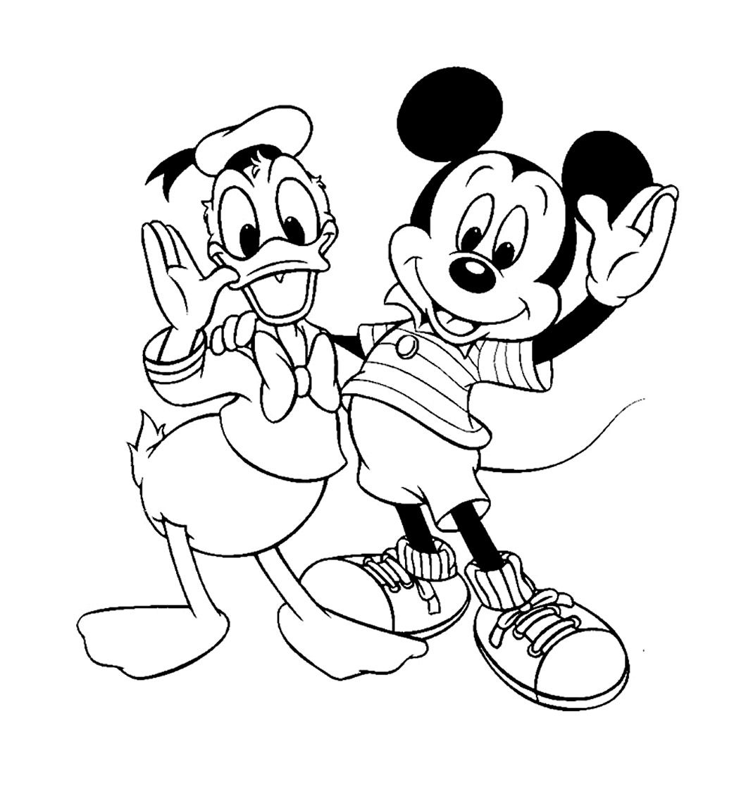 Dibujo para colorear: Mickey (Películas de animación) #170113 - Dibujos para Colorear e Imprimir Gratis