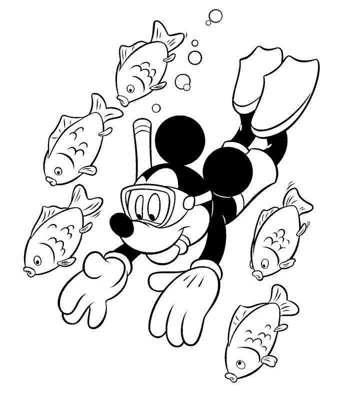 Dibujo para colorear: Mickey (Películas de animación) #170114 - Dibujos para Colorear e Imprimir Gratis