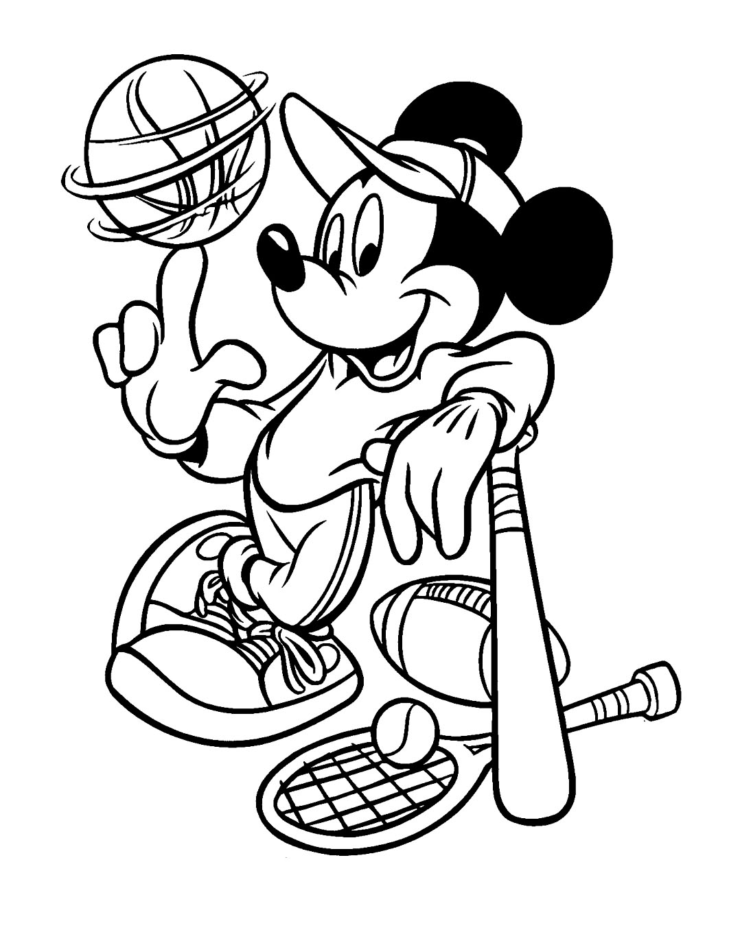 Dibujo para colorear: Mickey (Películas de animación) #170117 - Dibujos para Colorear e Imprimir Gratis