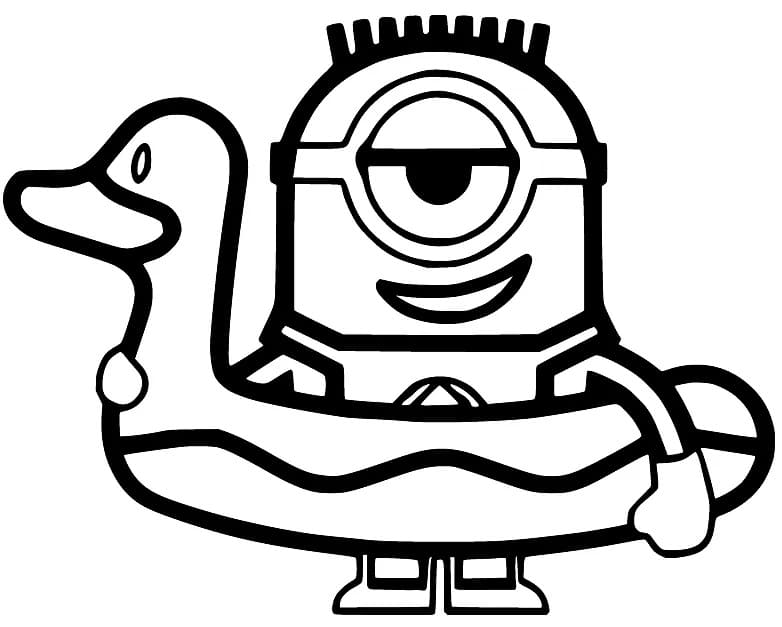 Dibujo gratuito Minion #183418 de la coleccion Películas de Animación para imprimir