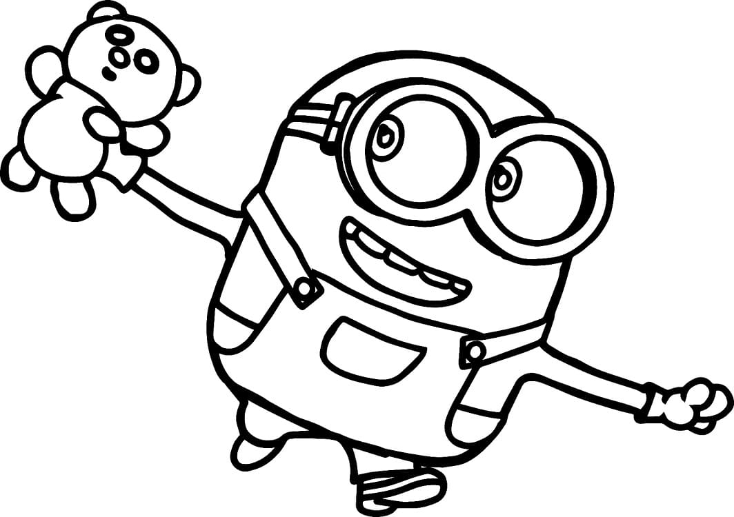 Dibujo para colorear: Minion (Películas de Animación) #183420 - Dibujos para Colorear e Imprimir Gratis