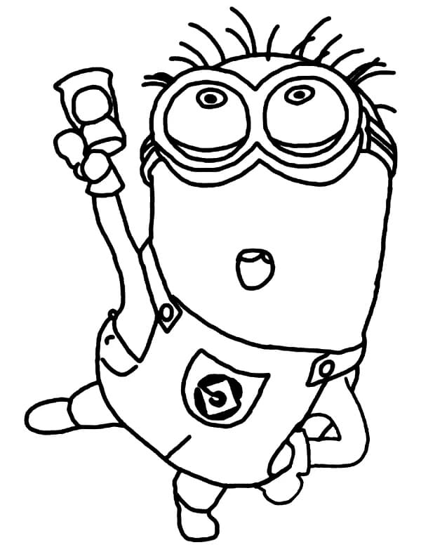 Dibujo gratuito Minion #183422 de la coleccion Películas de Animación para imprimir