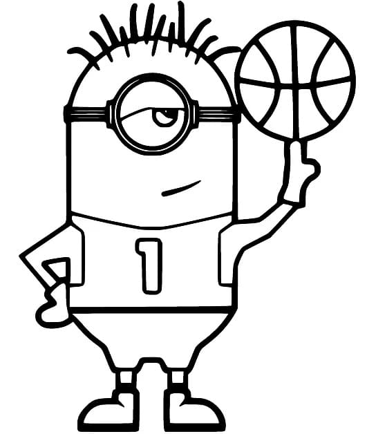 Dibujo para colorear: Minion (Películas de Animación) #183423 - Dibujos para Colorear e Imprimir Gratis