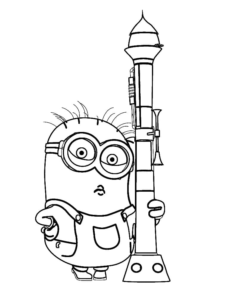 Dibujo gratuito Minion #183430 de la coleccion Películas de Animación para imprimir