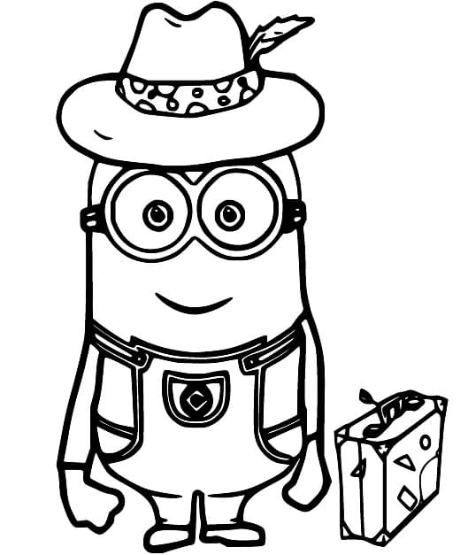 Dibujo gratuito Minion #183431 de la coleccion Películas de Animación para imprimir