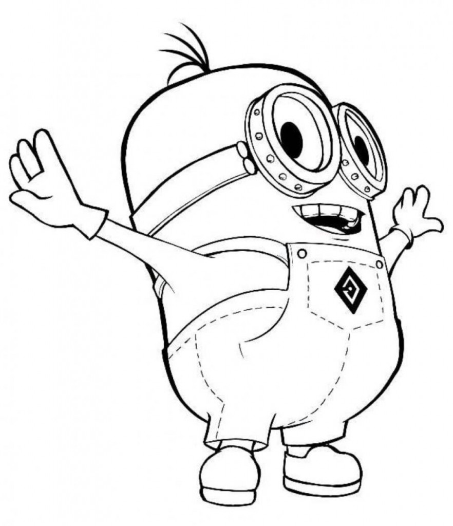 Dibujo para colorear: Minions (Películas de animación) #72112 - Dibujos para Colorear e Imprimir Gratis