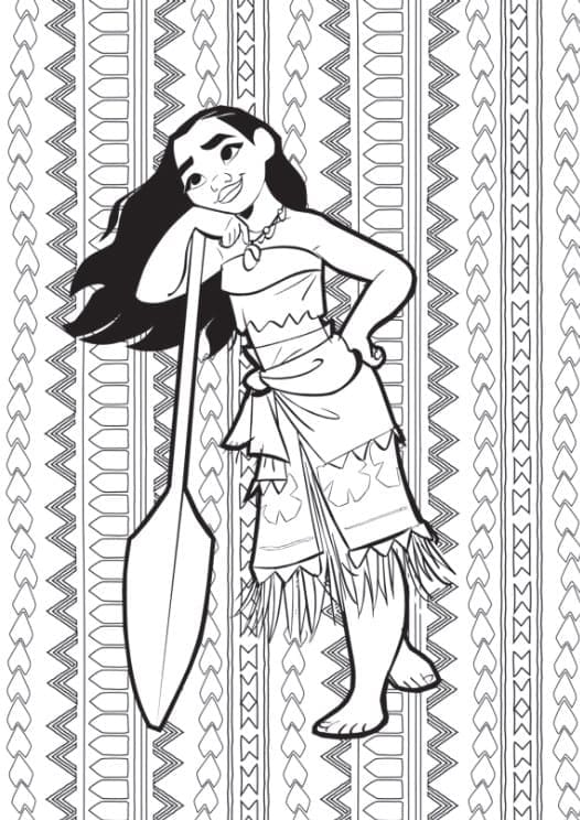 Dibujo para colorear: Moana (Películas de Animación) #181304 - Dibujos para Colorear e Imprimir Gratis
