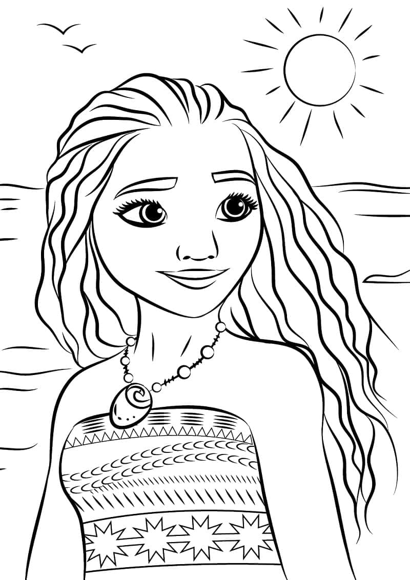 Dibujo para colorear: Moana (Películas de Animación) #181340 - Dibujos para Colorear e Imprimir Gratis