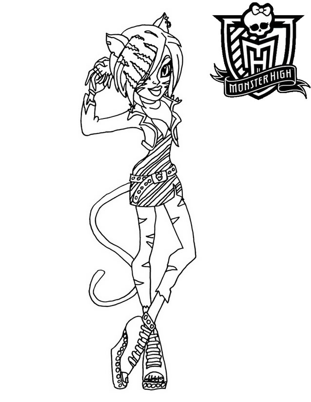 Dibujo para colorear: Monster High (Películas de animación) #24829 - Dibujos para Colorear e Imprimir Gratis