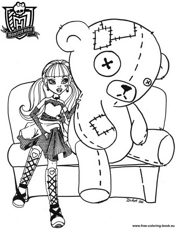 Dibujo para colorear: Monster High (Películas de animación) #24833 - Dibujos para Colorear e Imprimir Gratis