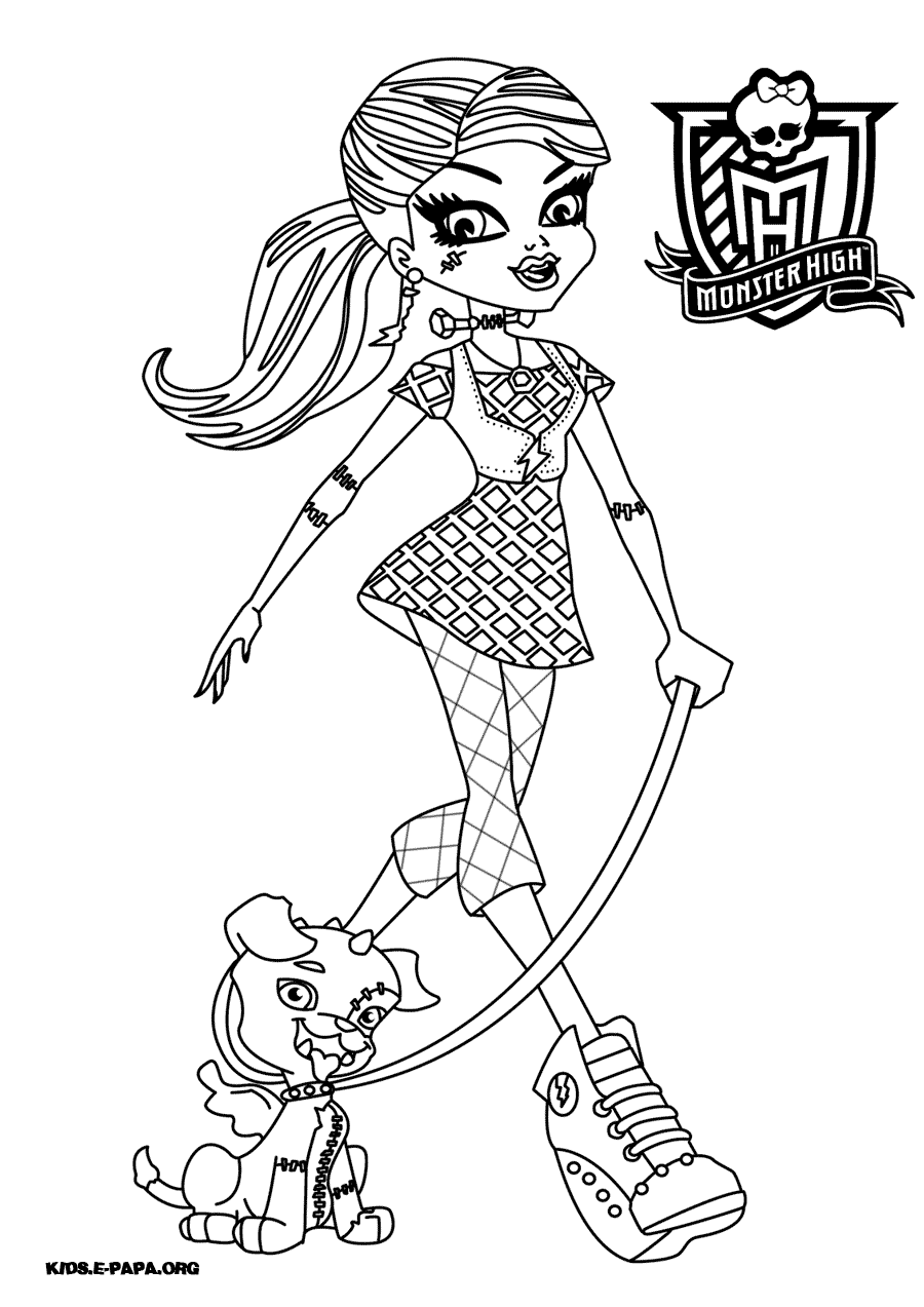 Dibujo para colorear: Monster High (Películas de animación) #24847 - Dibujos para Colorear e Imprimir Gratis