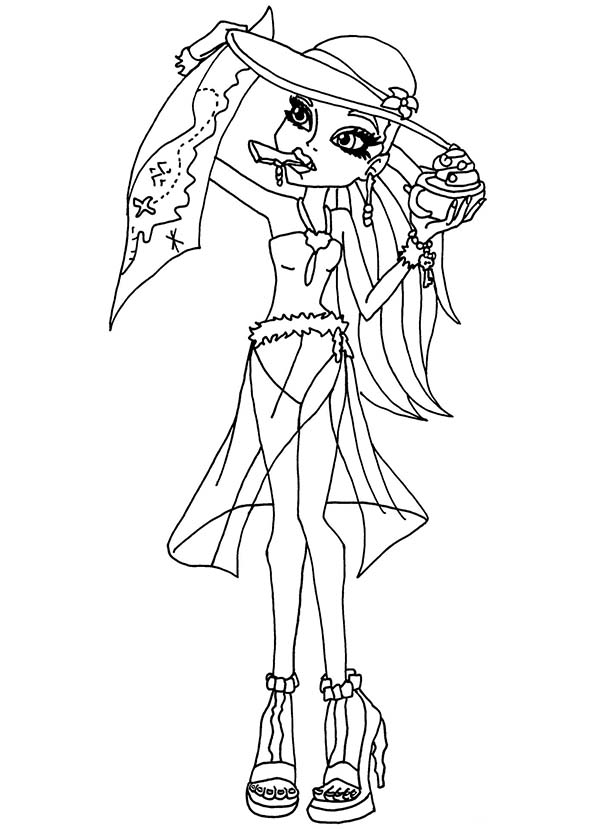 Dibujo para colorear: Monster High (Películas de animación) #24848 - Dibujos para Colorear e Imprimir Gratis