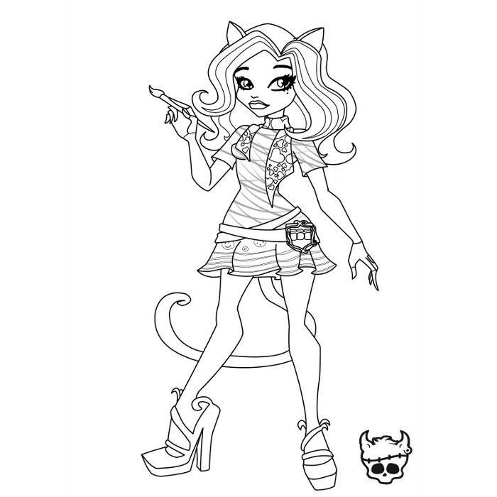 Dibujo para colorear: Monster High (Películas de animación) #24856 - Dibujos para Colorear e Imprimir Gratis