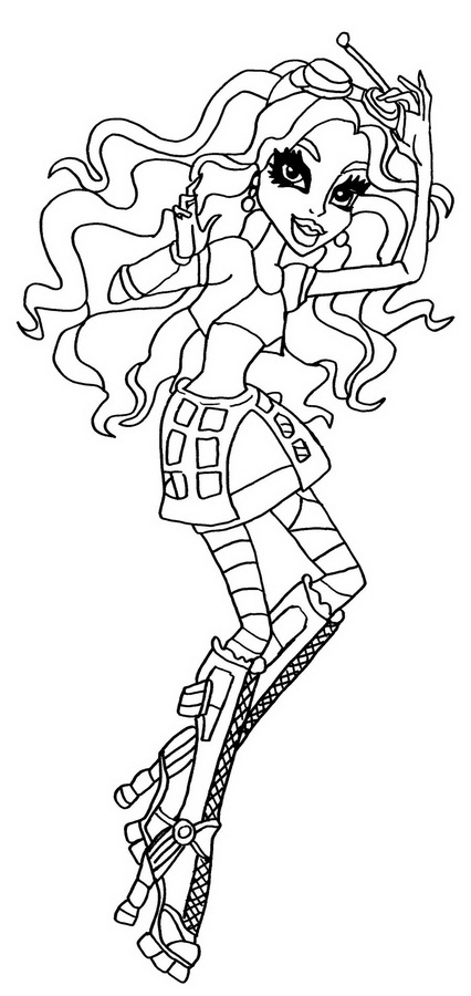 Dibujo para colorear: Monster High (Películas de animación) #24864 - Dibujos para Colorear e Imprimir Gratis