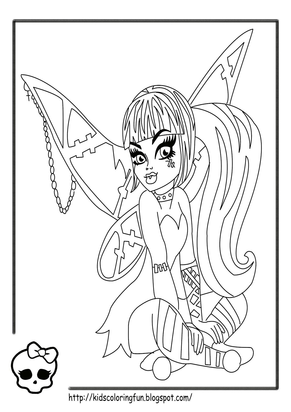 Dibujo para colorear: Monster High (Películas de animación) #24870 - Dibujos para Colorear e Imprimir Gratis