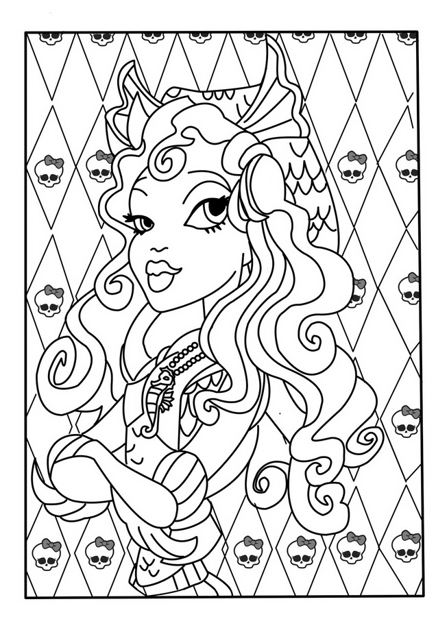 Dibujo para colorear: Monster High (Películas de animación) #24885 - Dibujos para Colorear e Imprimir Gratis