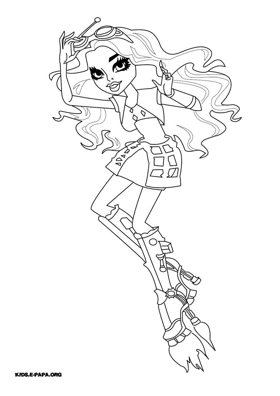 Dibujo para colorear: Monster High (Películas de animación) #24902 - Dibujos para Colorear e Imprimir Gratis