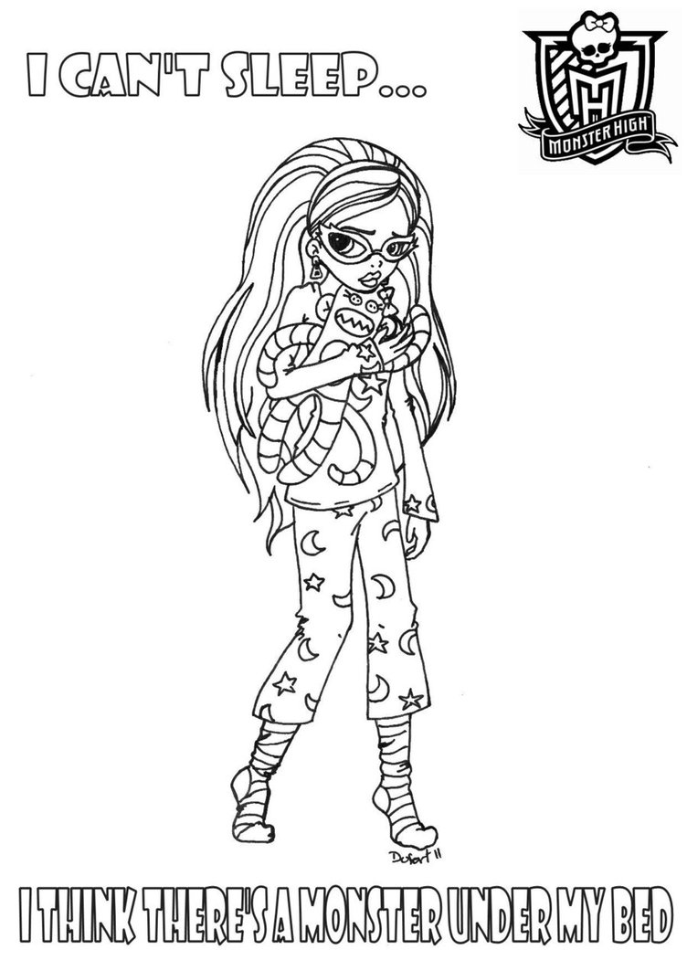 Dibujo para colorear: Monster High (Películas de animación) #24904 - Dibujos para Colorear e Imprimir Gratis