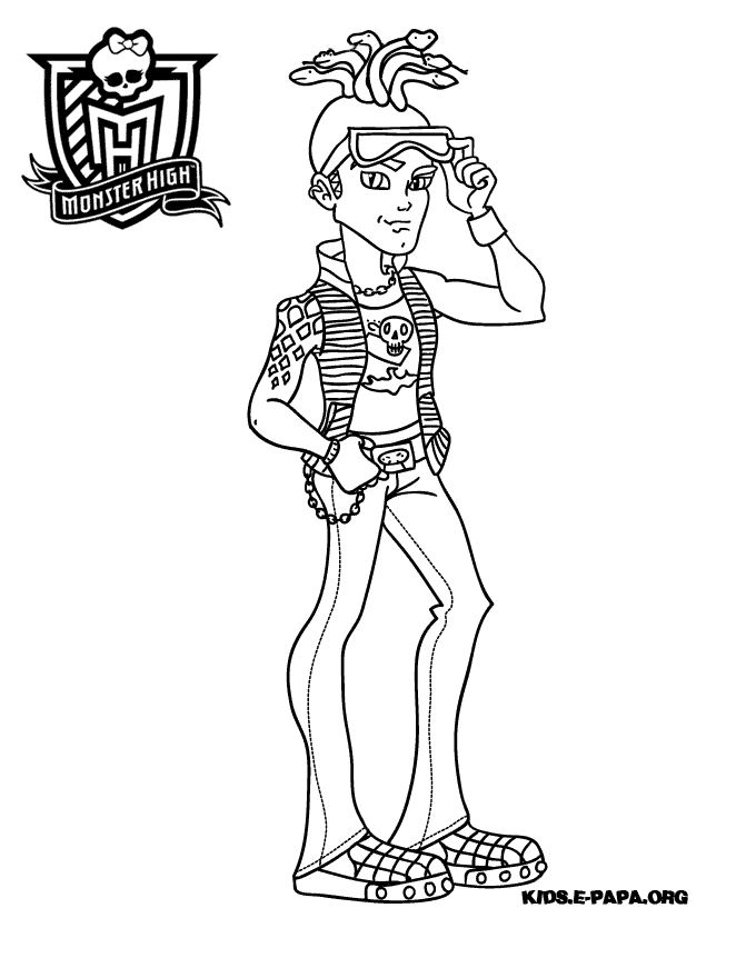 Dibujo para colorear: Monster High (Películas de animación) #24914 - Dibujos para Colorear e Imprimir Gratis