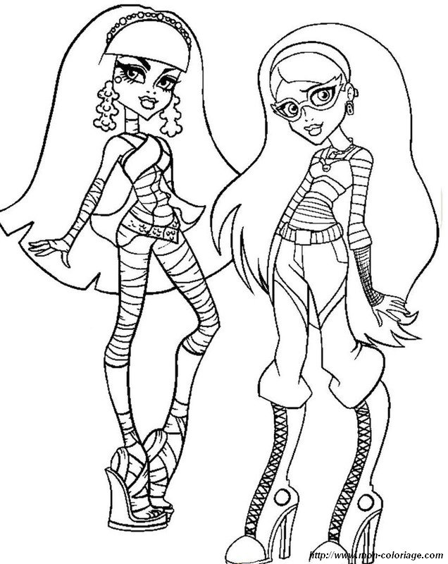 Dibujo para colorear: Monster High (Películas de animación) #24932 - Dibujos para Colorear e Imprimir Gratis