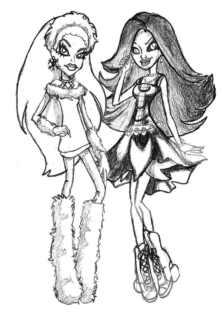 Dibujo para colorear: Monster High (Películas de animación) #24951 - Dibujos para Colorear e Imprimir Gratis