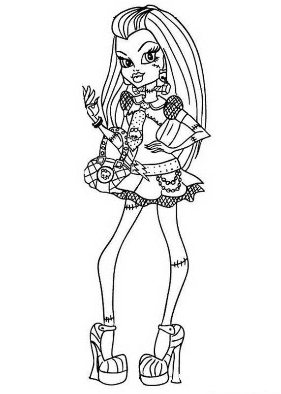 Dibujo para colorear: Monster High (Películas de animación) #24957 - Dibujos para Colorear e Imprimir Gratis