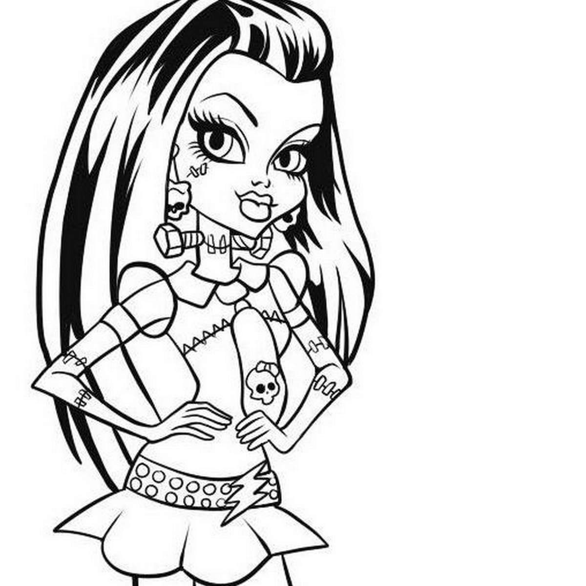 Dibujo para colorear: Monster High (Películas de animación) #24961 - Dibujos para Colorear e Imprimir Gratis