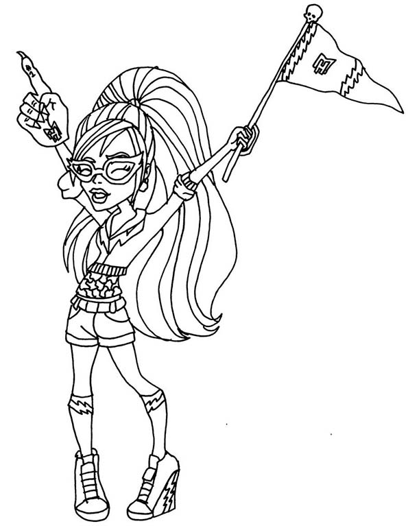 Dibujo para colorear: Monster High (Películas de animación) #24966 - Dibujos para Colorear e Imprimir Gratis